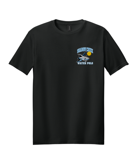 Shadow Creek Aquatics - Water Polo 2026 Cotton Tee - Black