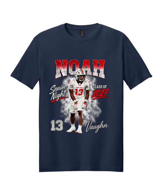 Senior Night- Noah Class of 2027 Cotton Tee