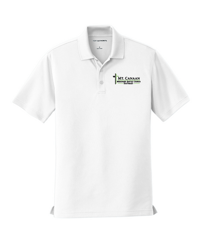 Mt Canaan Missionary Baptist Church - MBC Logo Port Authority Dry Zone Polo
