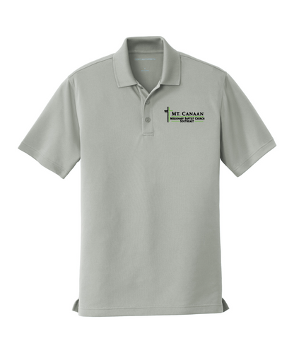 Mt Canaan Missionary Baptist Church - MBC Logo Port Authority Dry Zone Polo
