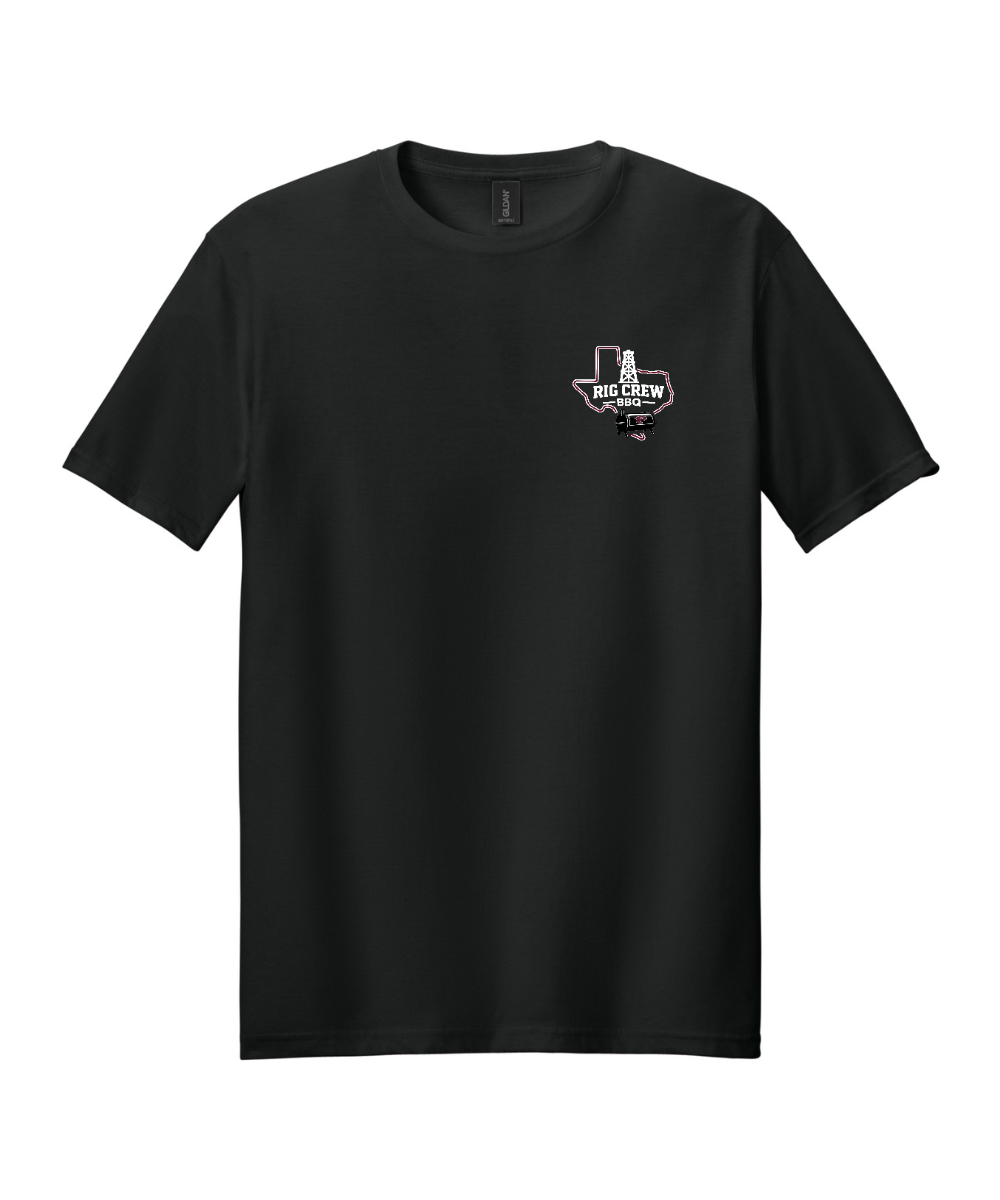PHS BBQ Cook Team - PHS Rig Crew Cotton Tee - Black