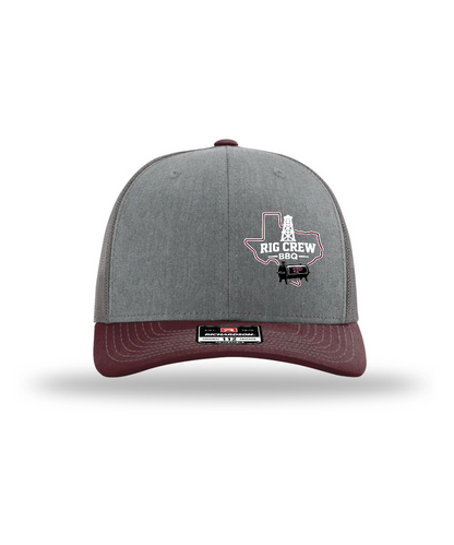 PHS BBQ Cook Team - PHS Rig Crew Logo Richardson Embroidered Logo Trucker Hat