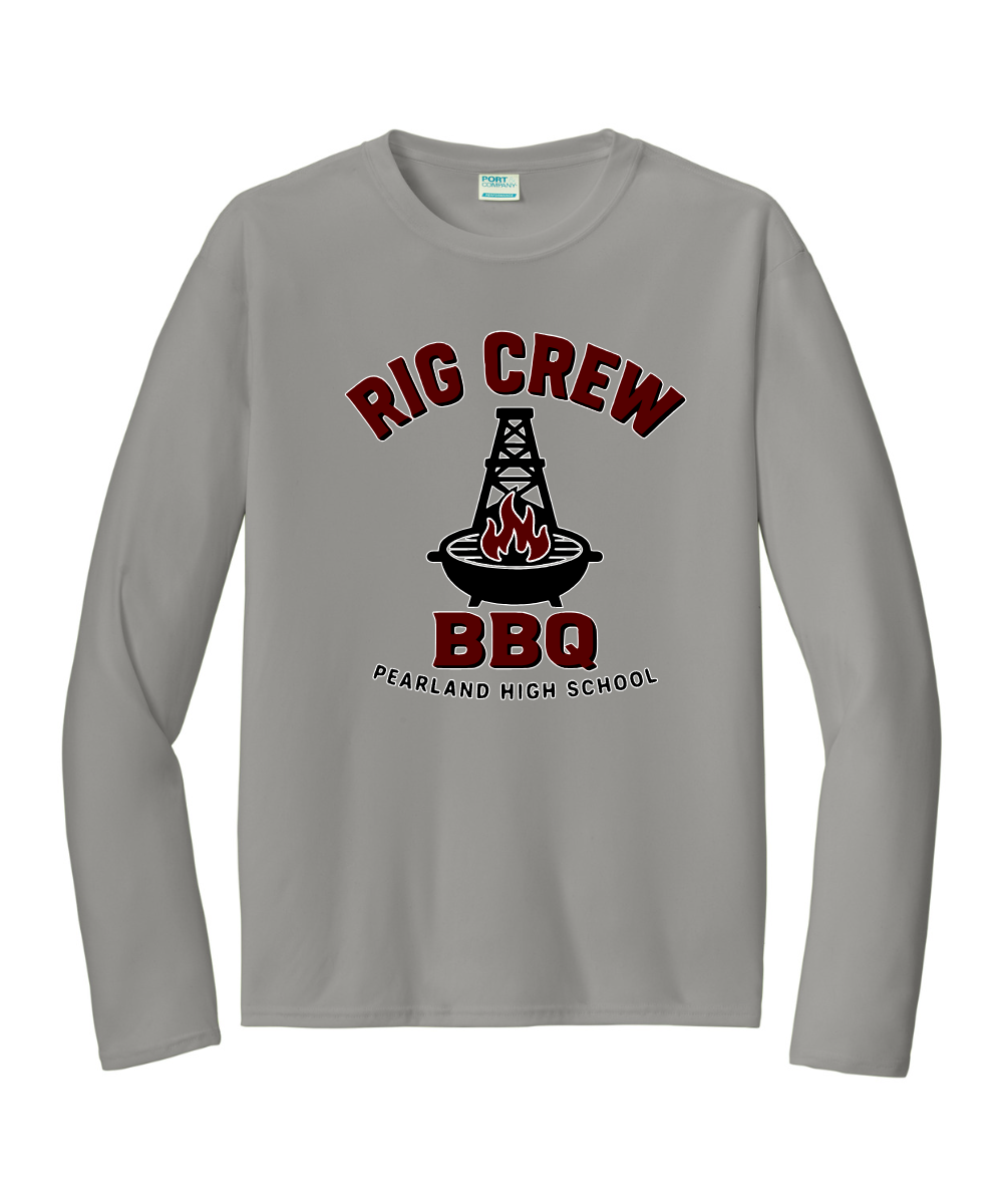 PHS BBQ Cook Team - PHS Rig Crew BBQ Performance Long Sleeve Tee