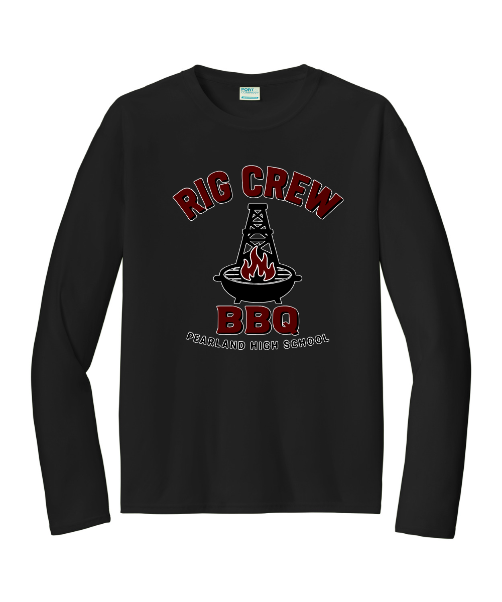 PHS BBQ Cook Team - PHS Rig Crew BBQ Performance Long Sleeve Tee