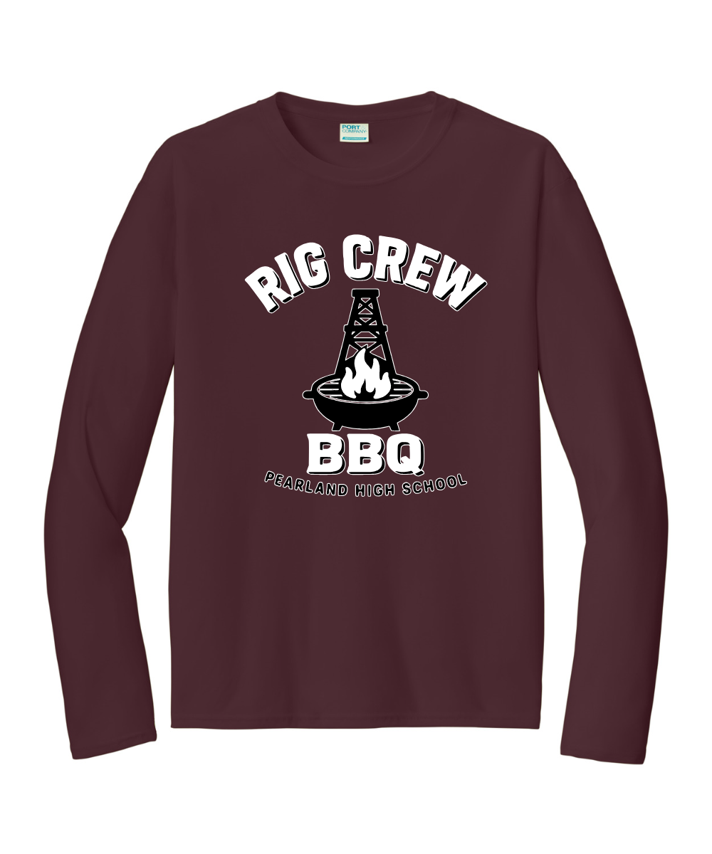 PHS BBQ Cook Team - PHS Rig Crew BBQ Performance Long Sleeve Tee