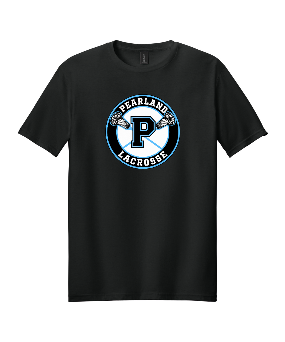 Pearland Lacrosse- Lacrosse Logo Cotton Tee