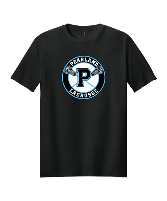 Pearland Lacrosse- Lacrosse Logo Cotton Tee