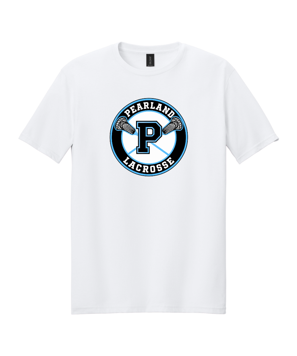 Pearland Lacrosse- Lacrosse Logo Cotton Tee