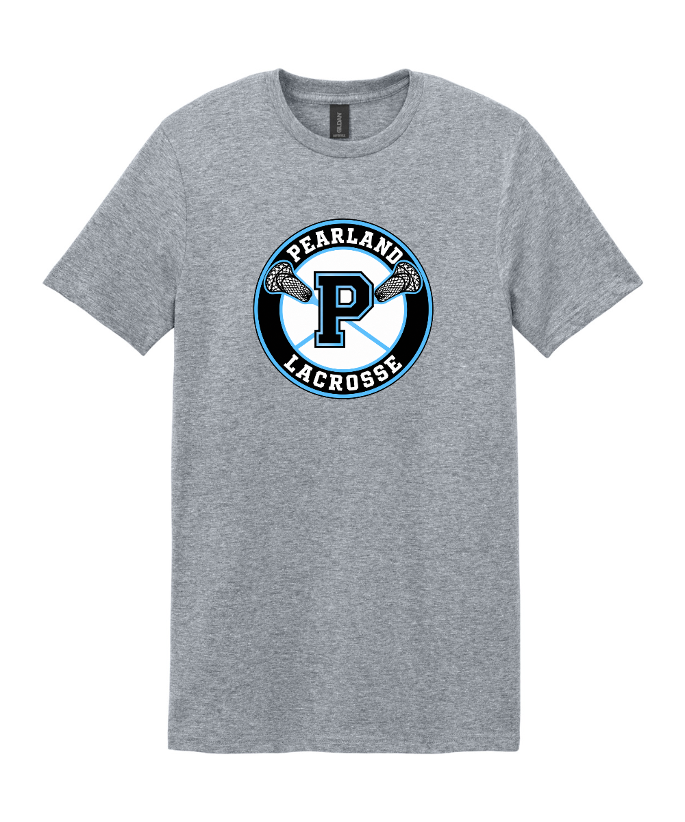 Pearland Lacrosse- Lacrosse Logo Cotton Tee