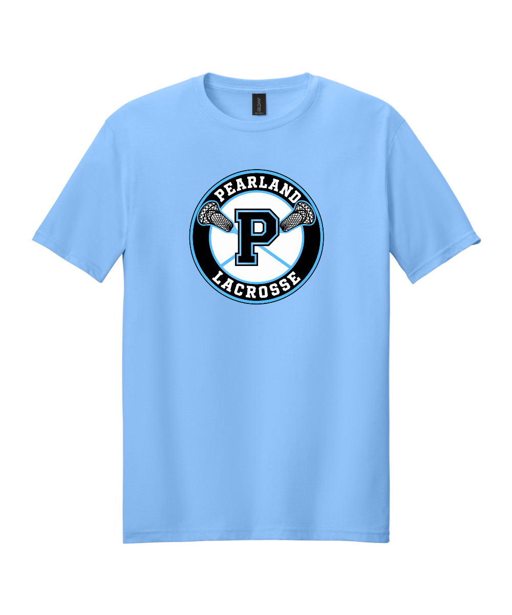 Pearland Lacrosse- Lacrosse Logo Cotton Tee