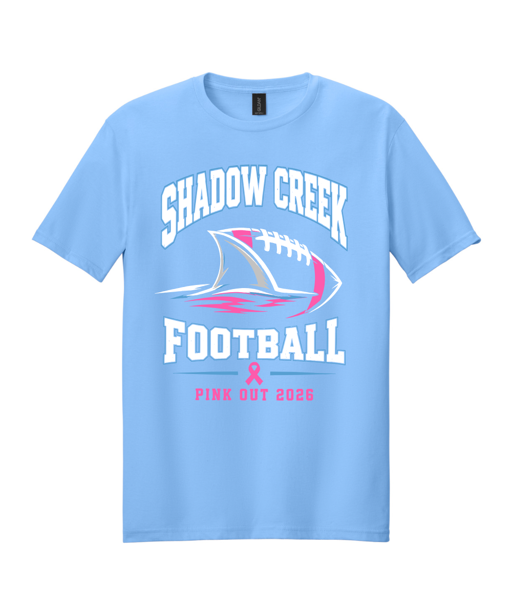 Shadow Creek High School- Pink Out 2026 Cotton Tee