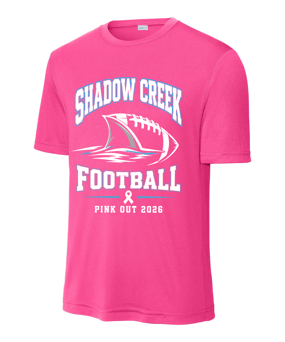 Shadow Creek High School- Football Pink Out 2026 Performance Tee
