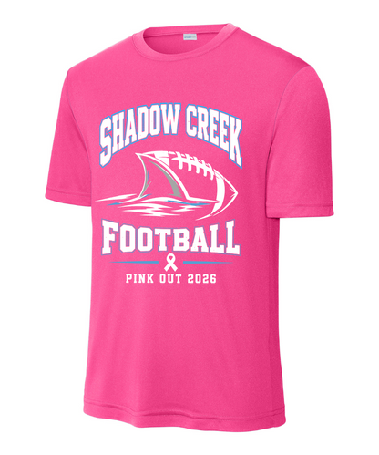 Shadow Creek High School- Football Pink Out 2026 Performance Tee