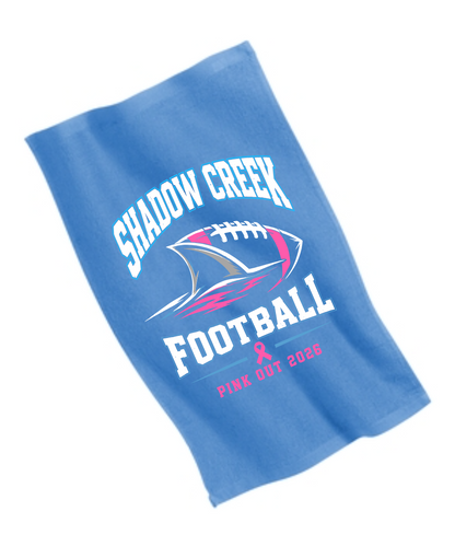 Shadow Creek High School- Pink Out Rally towel