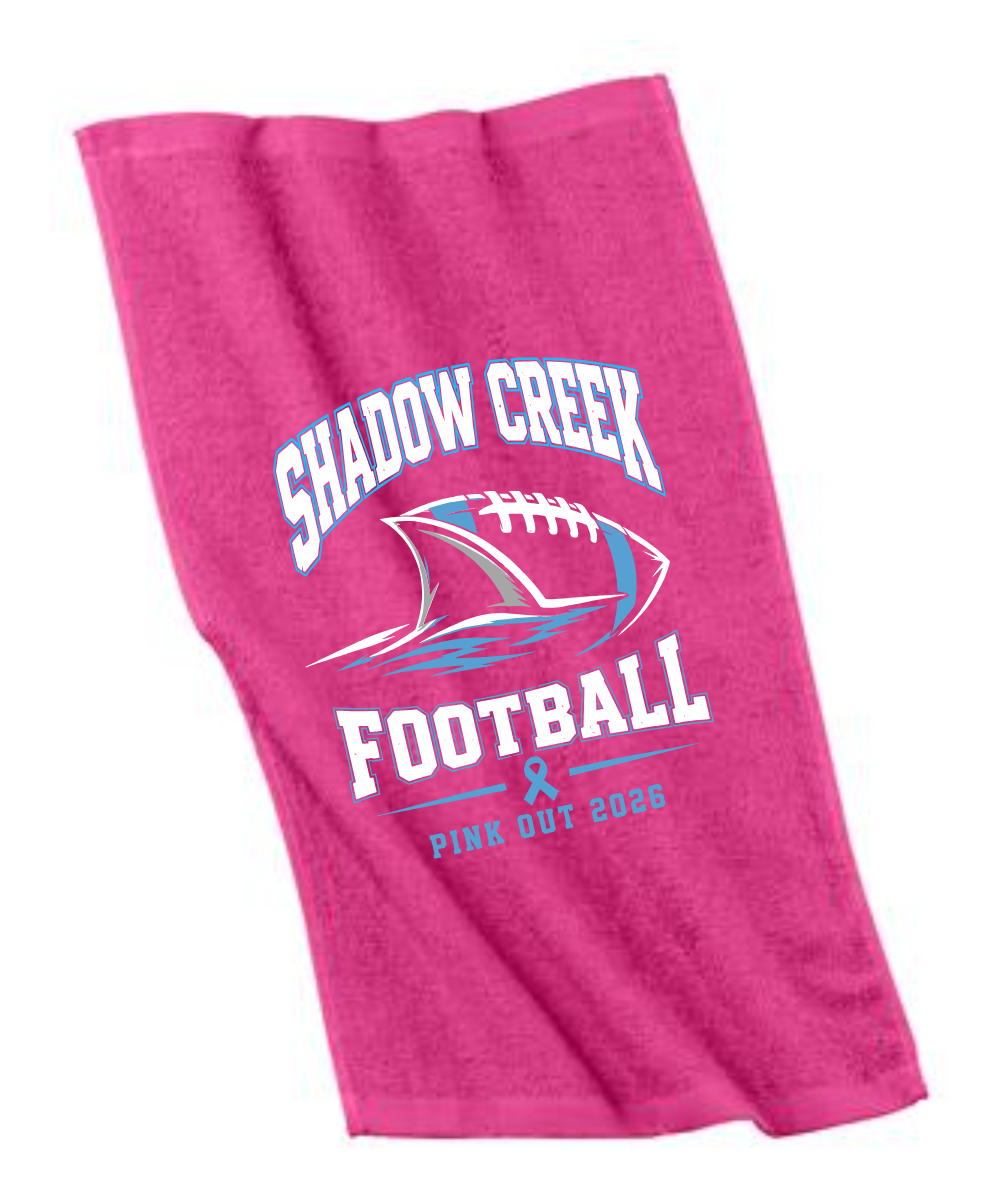 Shadow Creek High School- Pink Out Rally towel