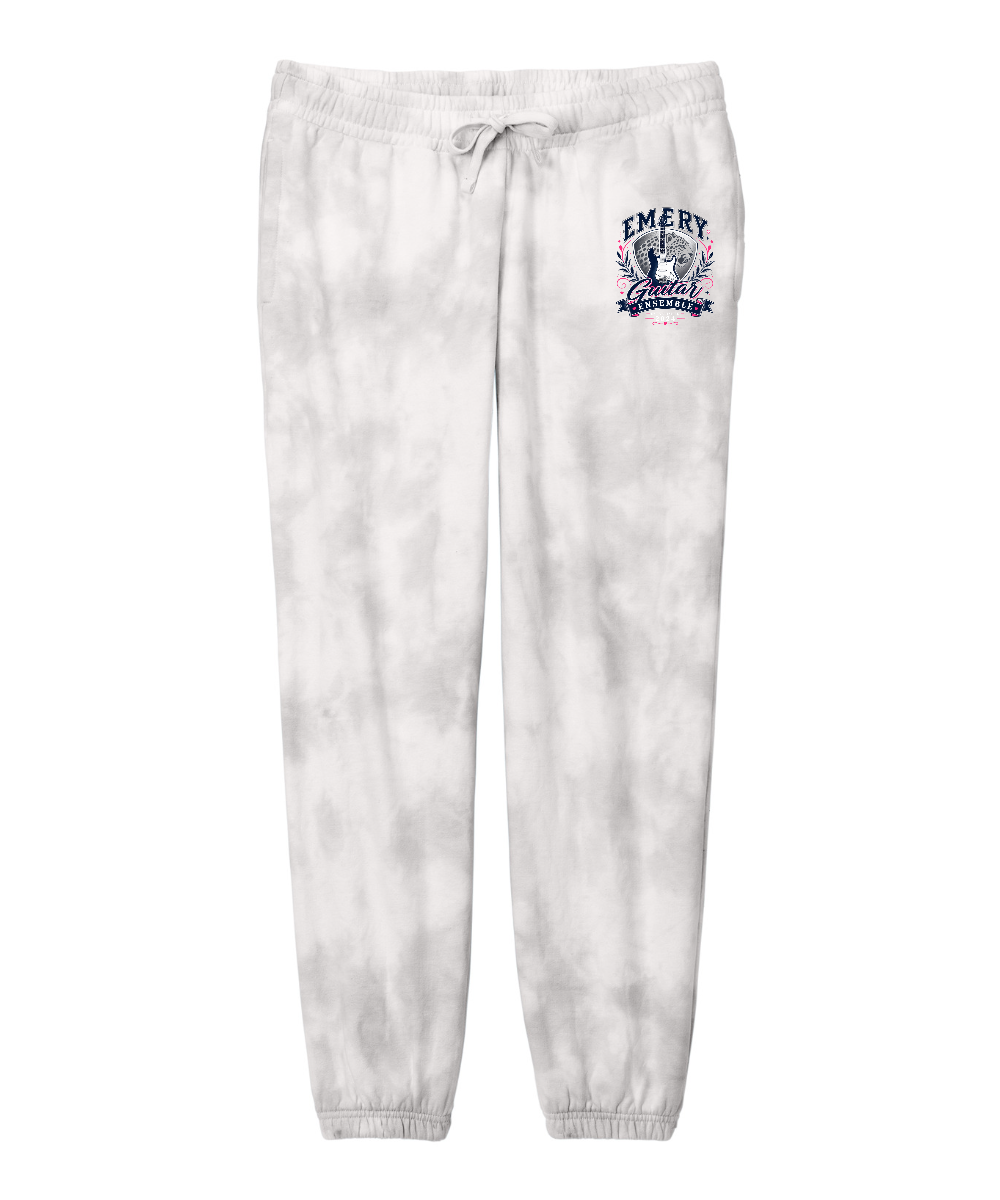 Emery Weiner Guitar Ensemble-Women's Beach Wash® Cloud Tie-Dye Girls Sweatpant