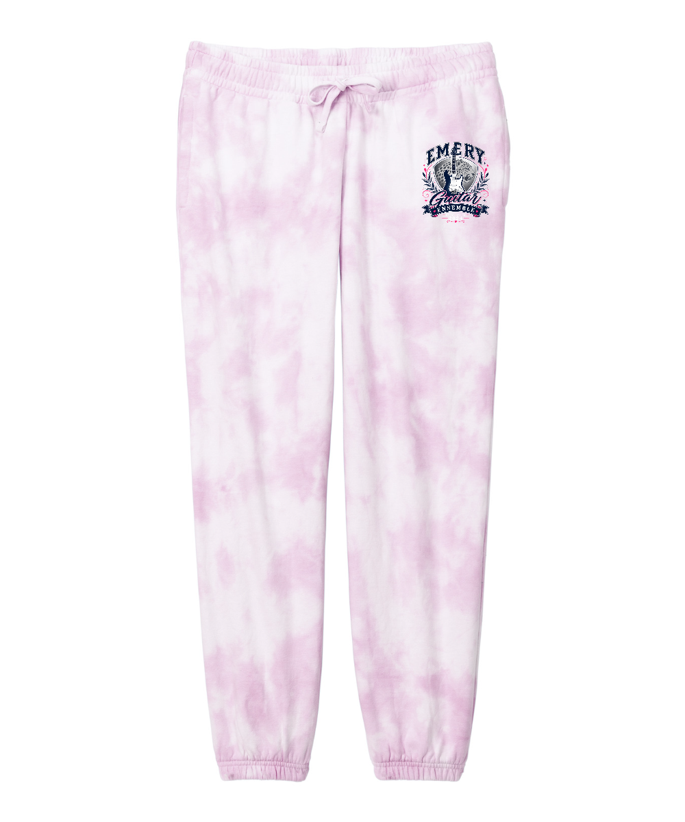 Emery Weiner Guitar Ensemble-Women's Beach Wash® Cloud Tie-Dye Girls Sweatpant