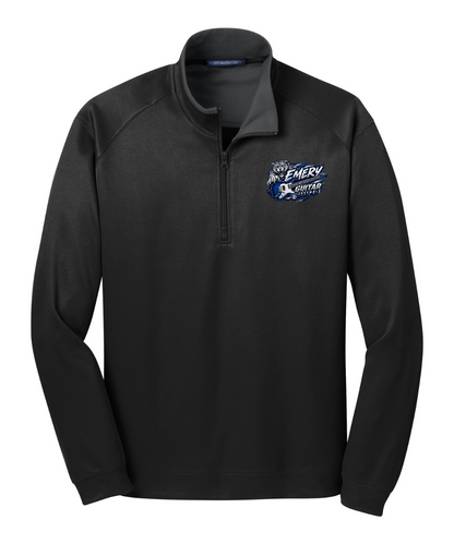 Emery Weiner Guitar Ensemble- Strong Logo Textured Quarter Zip Pullover