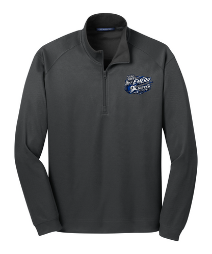 Emery Weiner Guitar Ensemble- Strong Logo Textured Quarter Zip Pullover