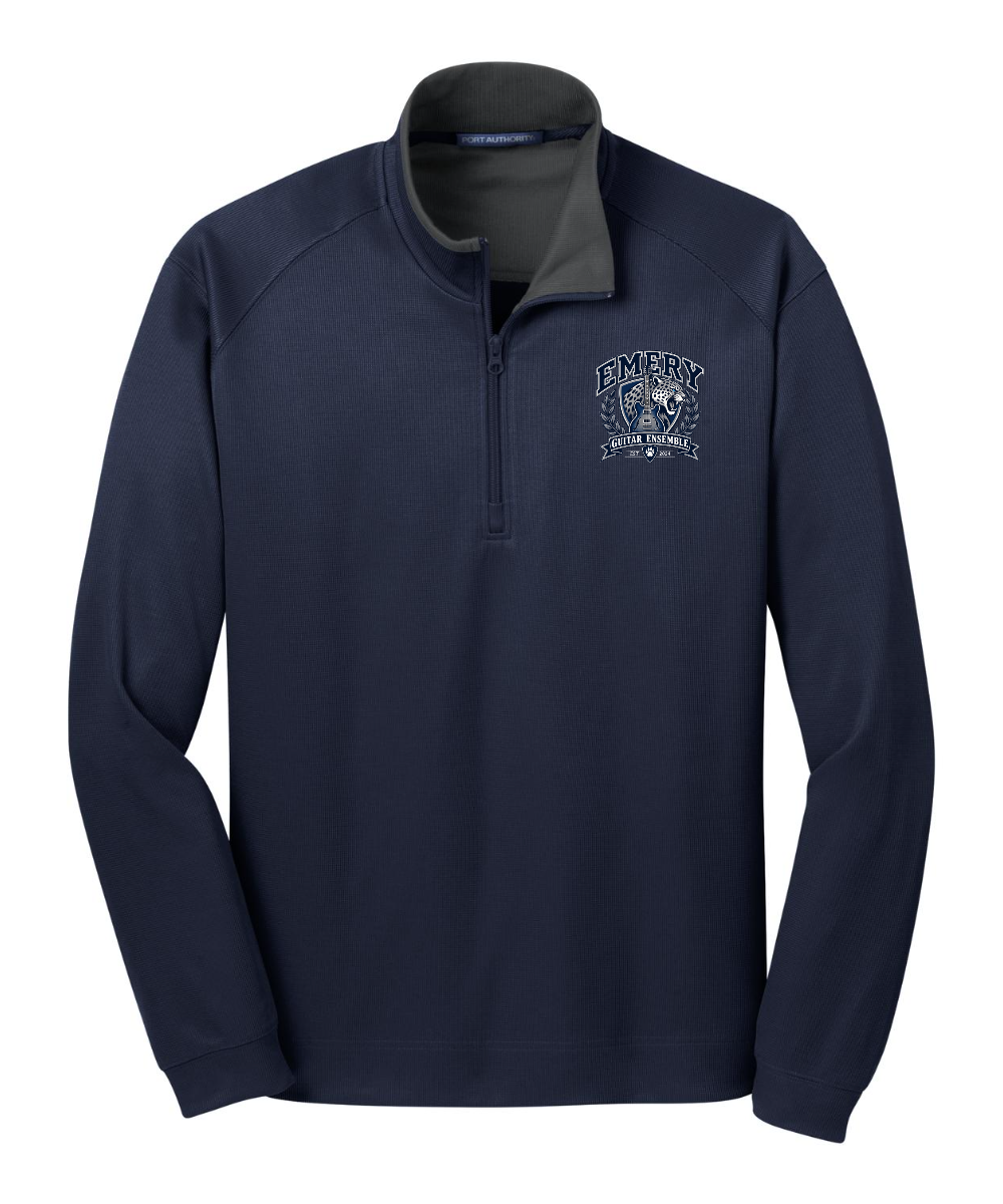 Emery Weiner Guitar Ensemble-Traditional Textured Quarter Zip Pullover (Copy)