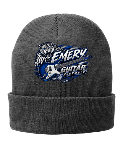 Emery Weiner Guitar Ensemble- Embroidered Sports Logo Fleece Lined Beanies