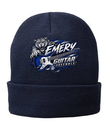 Emery Weiner Guitar Ensemble- Embroidered Sports Logo Fleece Lined Beanies