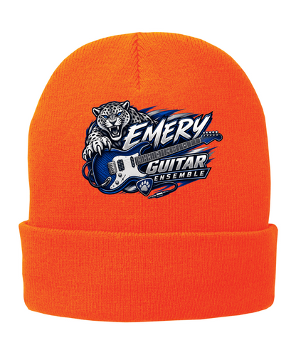 Emery Weiner Guitar Ensemble- Embroidered Sports Logo Fleece Lined Beanies