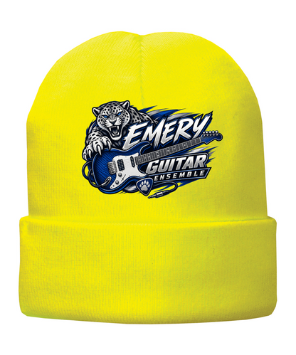 Emery Weiner Guitar Ensemble- Embroidered Sports Logo Fleece Lined Beanies