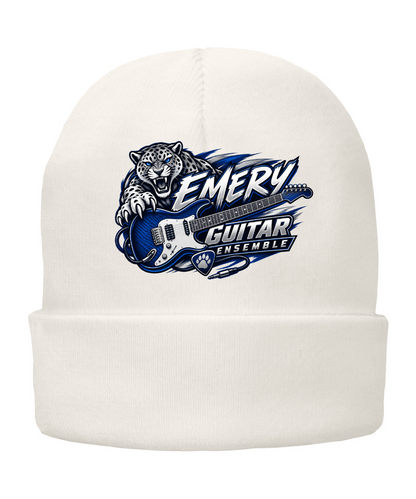 Emery Weiner Guitar Ensemble- Embroidered Sports Logo Fleece Lined Beanies