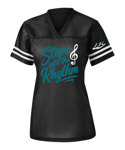 Step into the Rhythm- Black Ladies PosiCharge Replica Jersey