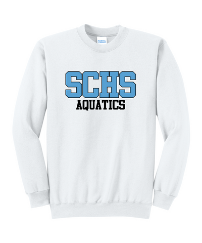 Shadow Creek Aquatics- SCHS Aquatics Embroidered Applique Sweatshirt