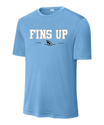 Shadow Creek Aquatics - "Fins Up" Performance Tee