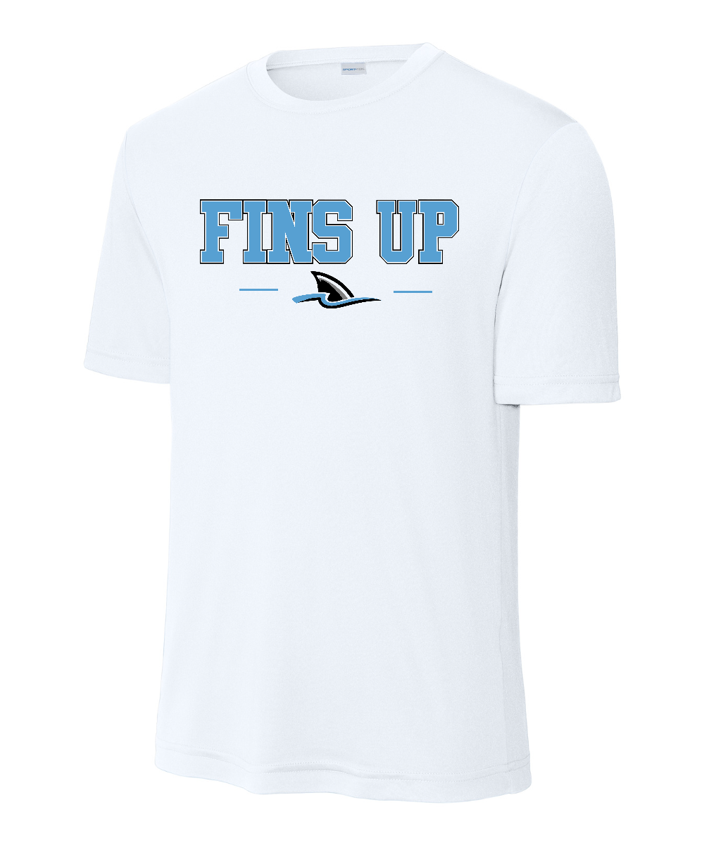 Shadow Creek Aquatics - "Fins Up" Performance Tee