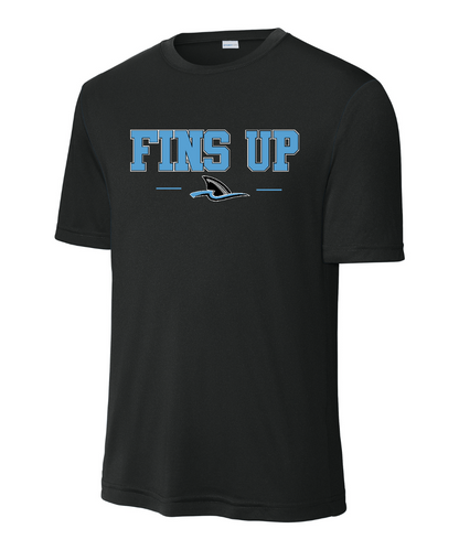 Shadow Creek Aquatics - "Fins Up" Performance Tee