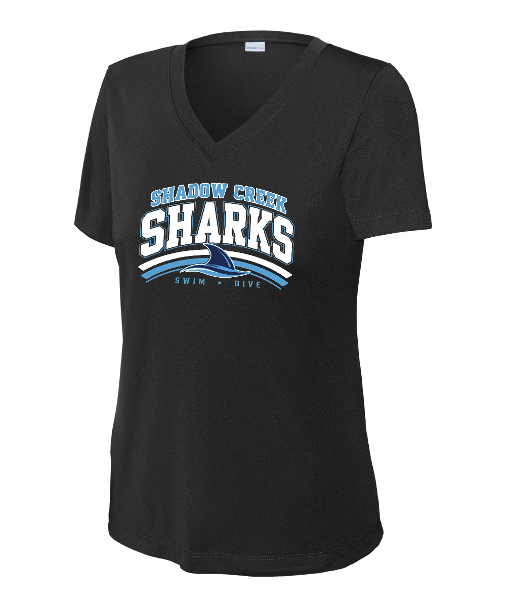 Shadow Creek Aquatics - Shadow Creek Swim & Dive V-neck Performance Tee (Copy)