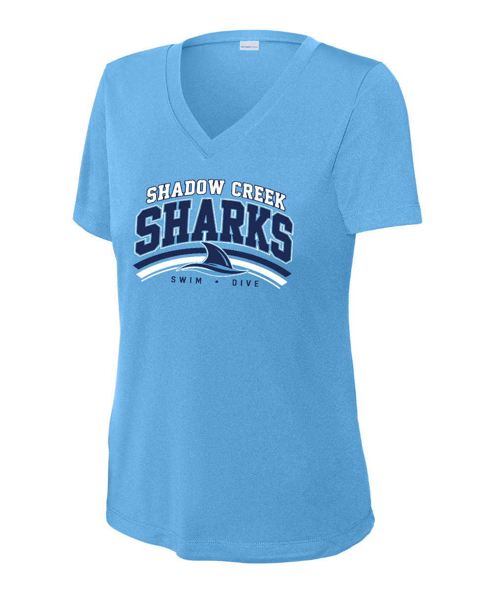 Shadow Creek Aquatics - Shadow Creek Swim & Dive V-neck Performance Tee (Copy)