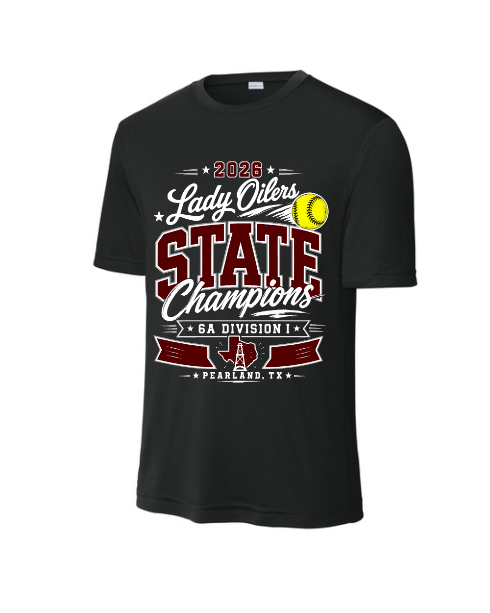PHS Softball-State Championships Performance Short Sleeve Tee