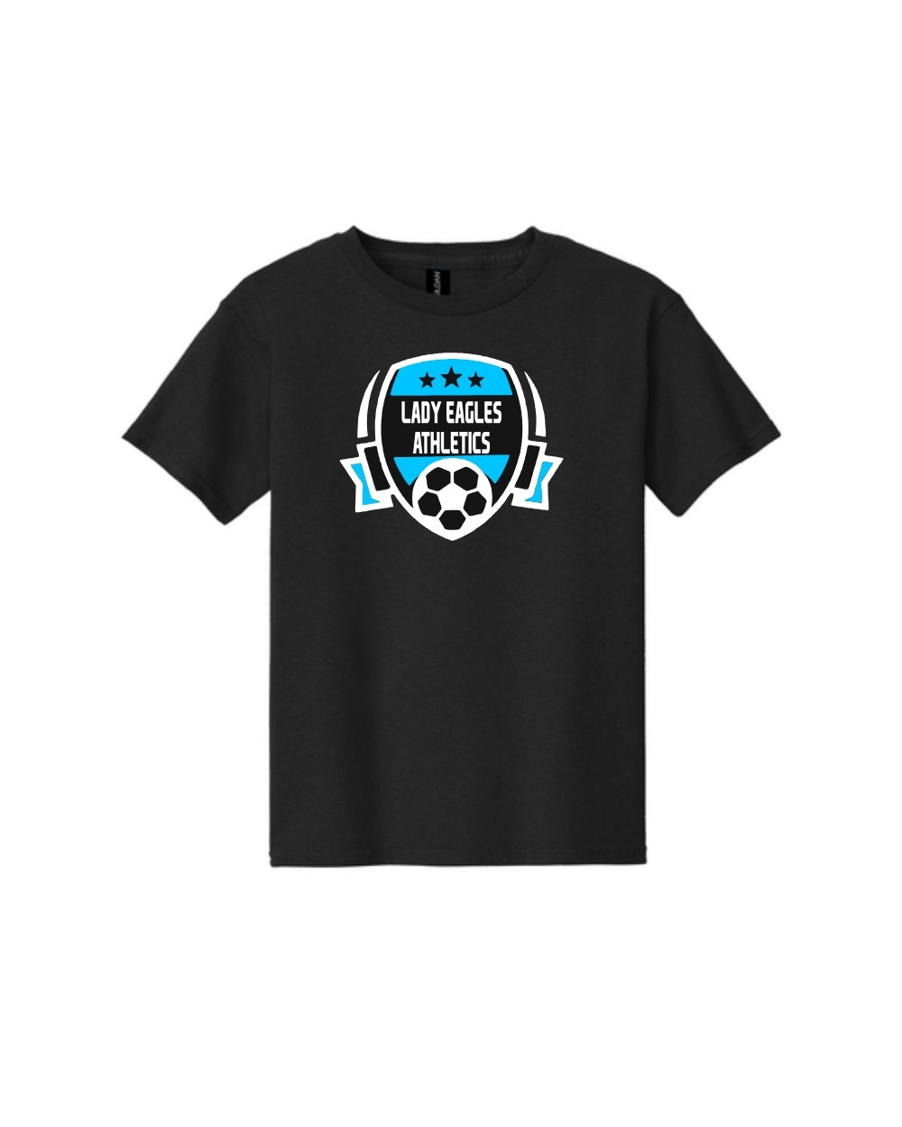 McNair Jr High - Soccer Lady Eagles Athletics Cotton Tee Shirt