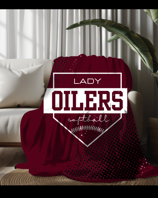 PHS Softball-Lady Oilers Softball Team Blanket