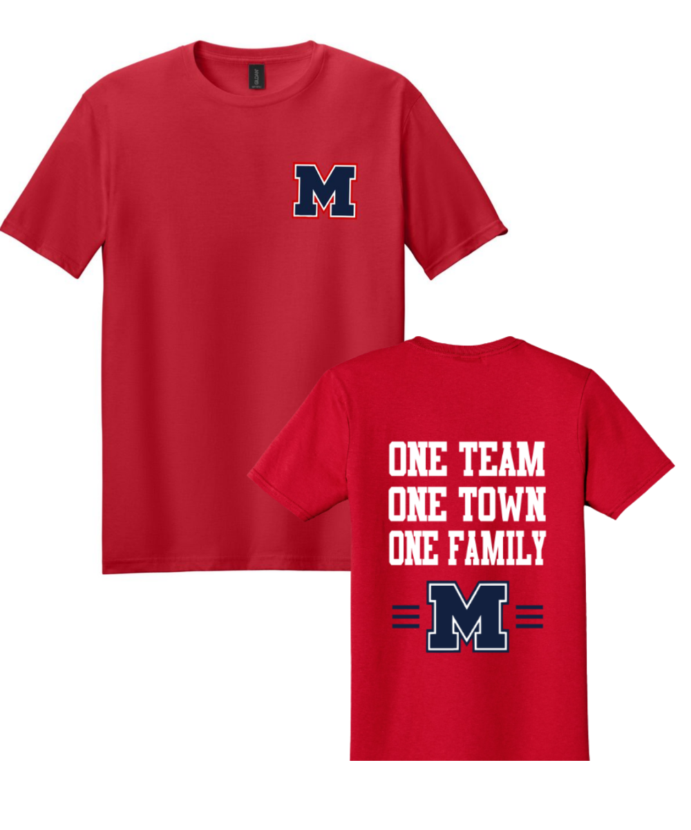 Manvel Volleyball - One Team Cotton Tee
