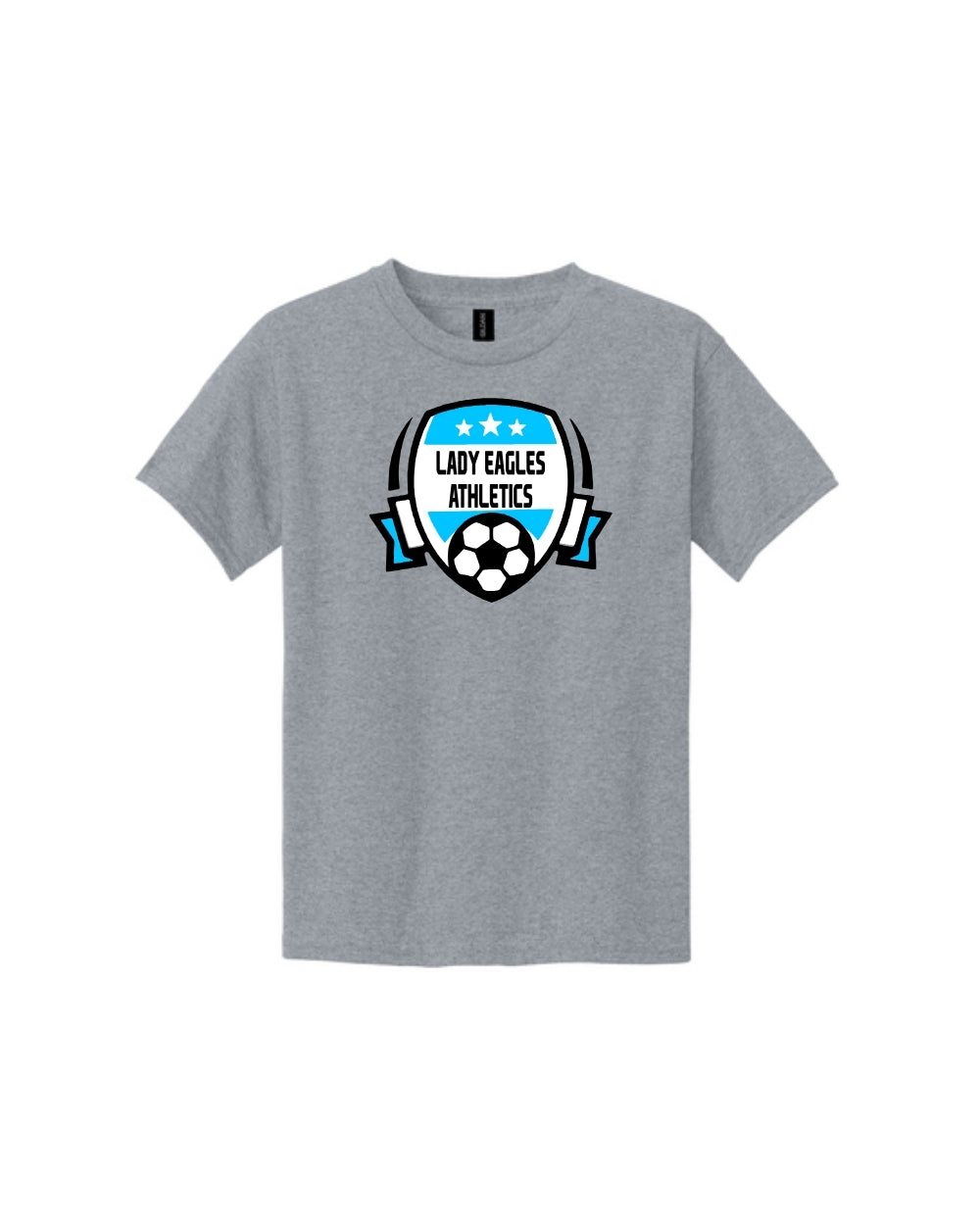 McNair Jr High - Soccer Lady Eagles Athletics Cotton Tee Shirt