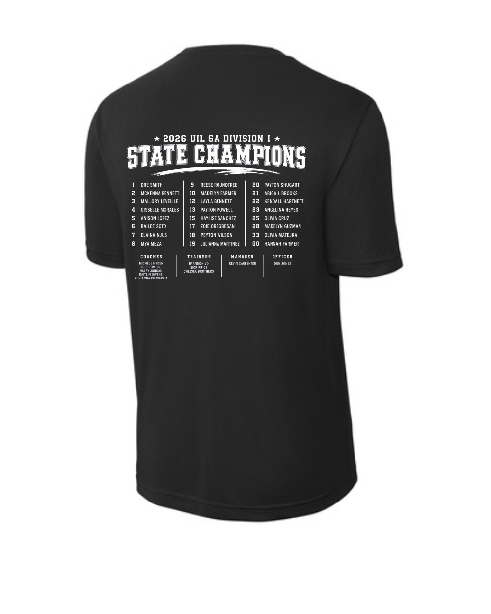 PHS Softball-State Championships Performance Short Sleeve Tee