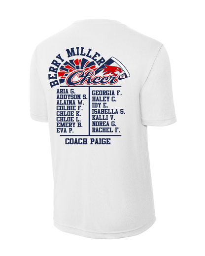 Berry Miller Cheer- Bobcats Cheerleading 2026 Performance Tee
