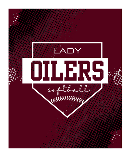 PHS Softball-Lady Oilers Softball Team Blanket