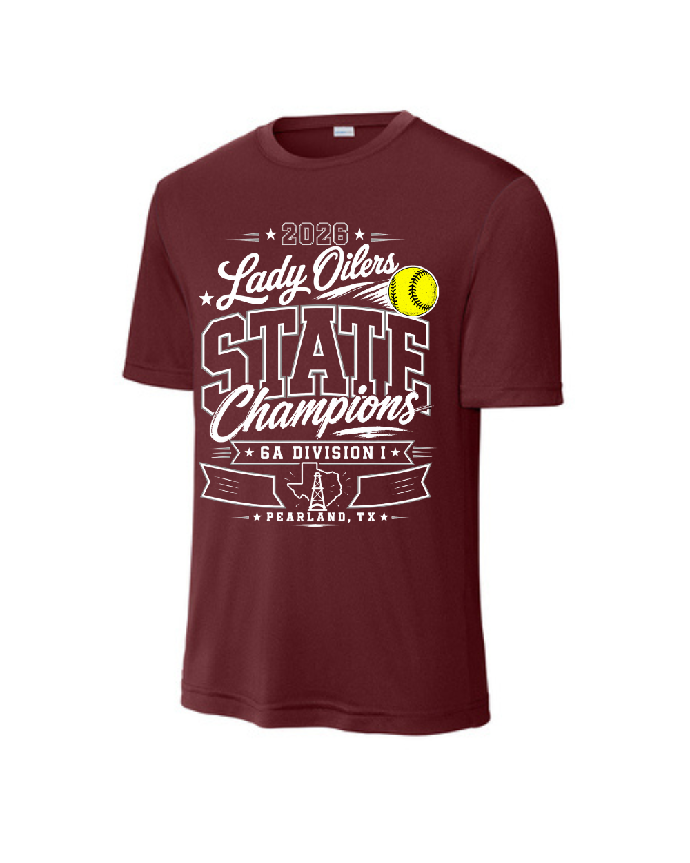 PHS Softball-State Championships Performance Short Sleeve Tee