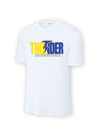 Thunder Baseball- Split Thunder Baseball Short Sleeve Performance Tee