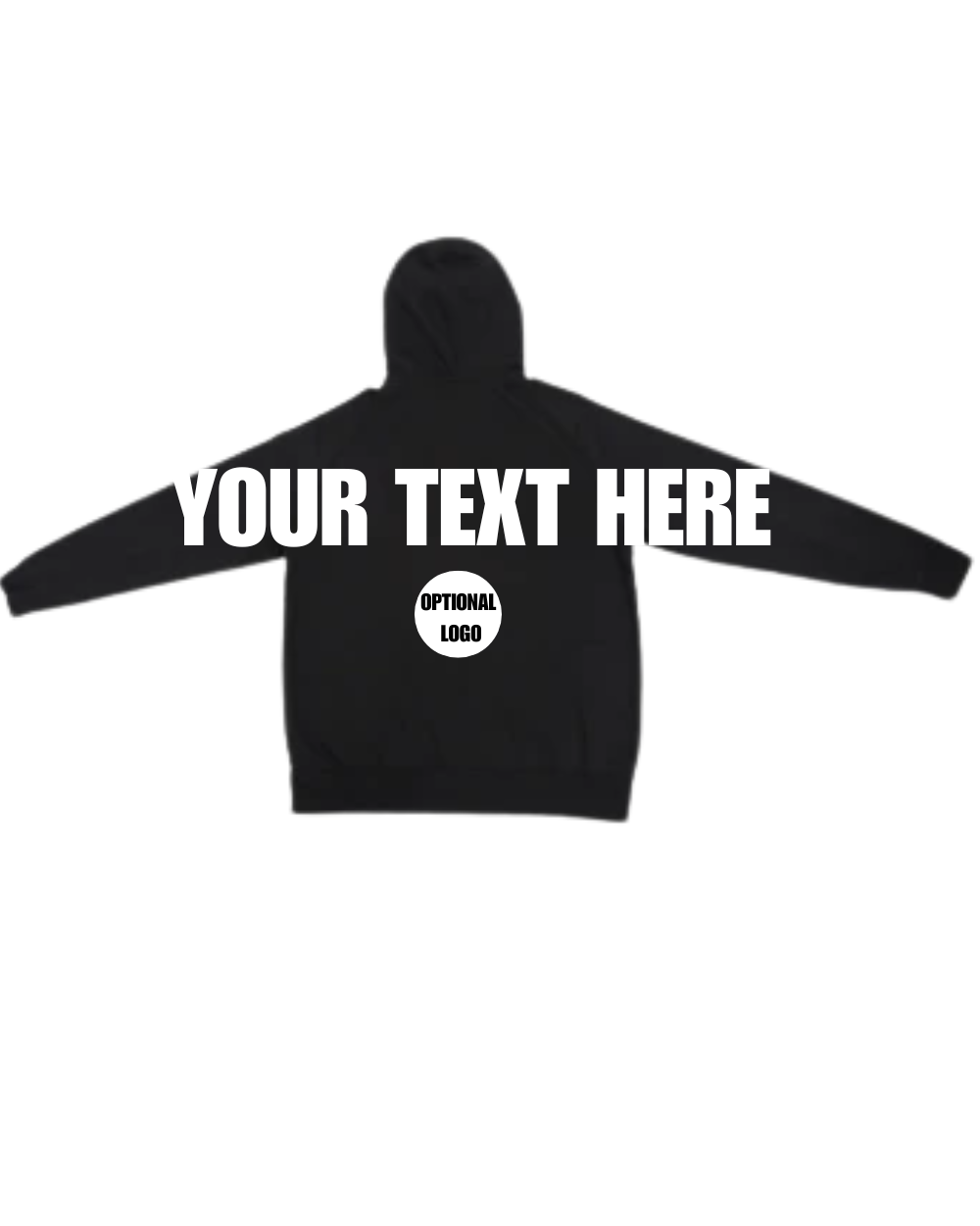 Sweatshirts - Oversized Custom  Print - Cotton Hoodie