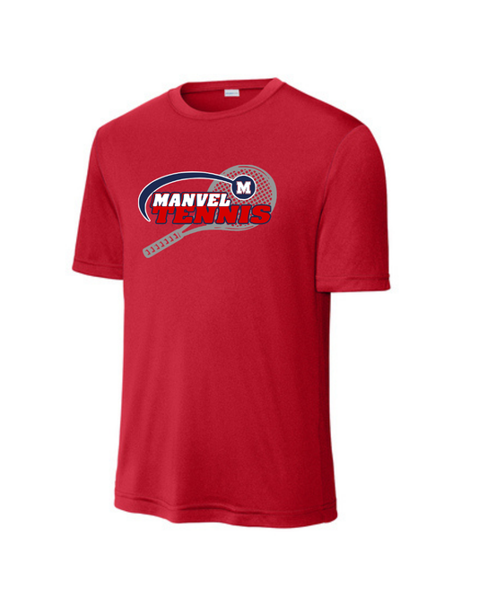 Manvel Tennis-  Manvel Tennis Short Sleeve Performance Tee