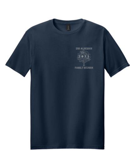 Alderson Family Reunion 2025- Infant  Tee - Navy