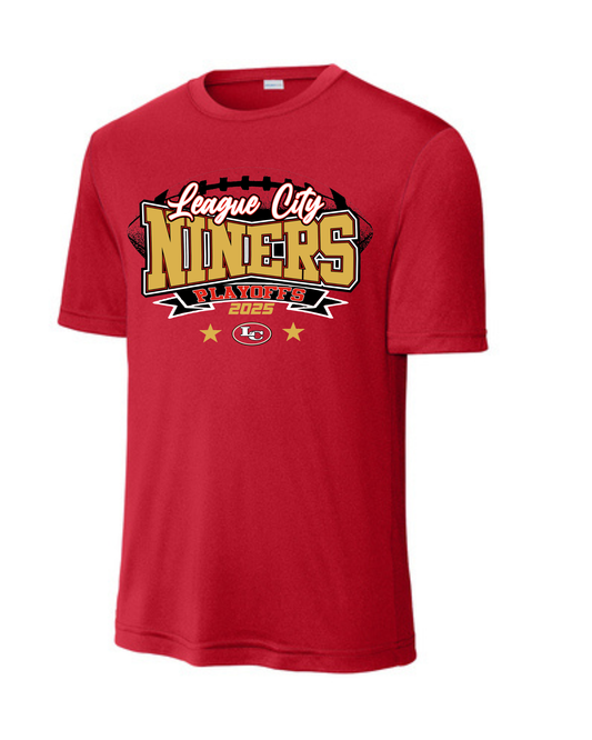 League City 49ers- Playoff Tee 2025 - Performance Tee